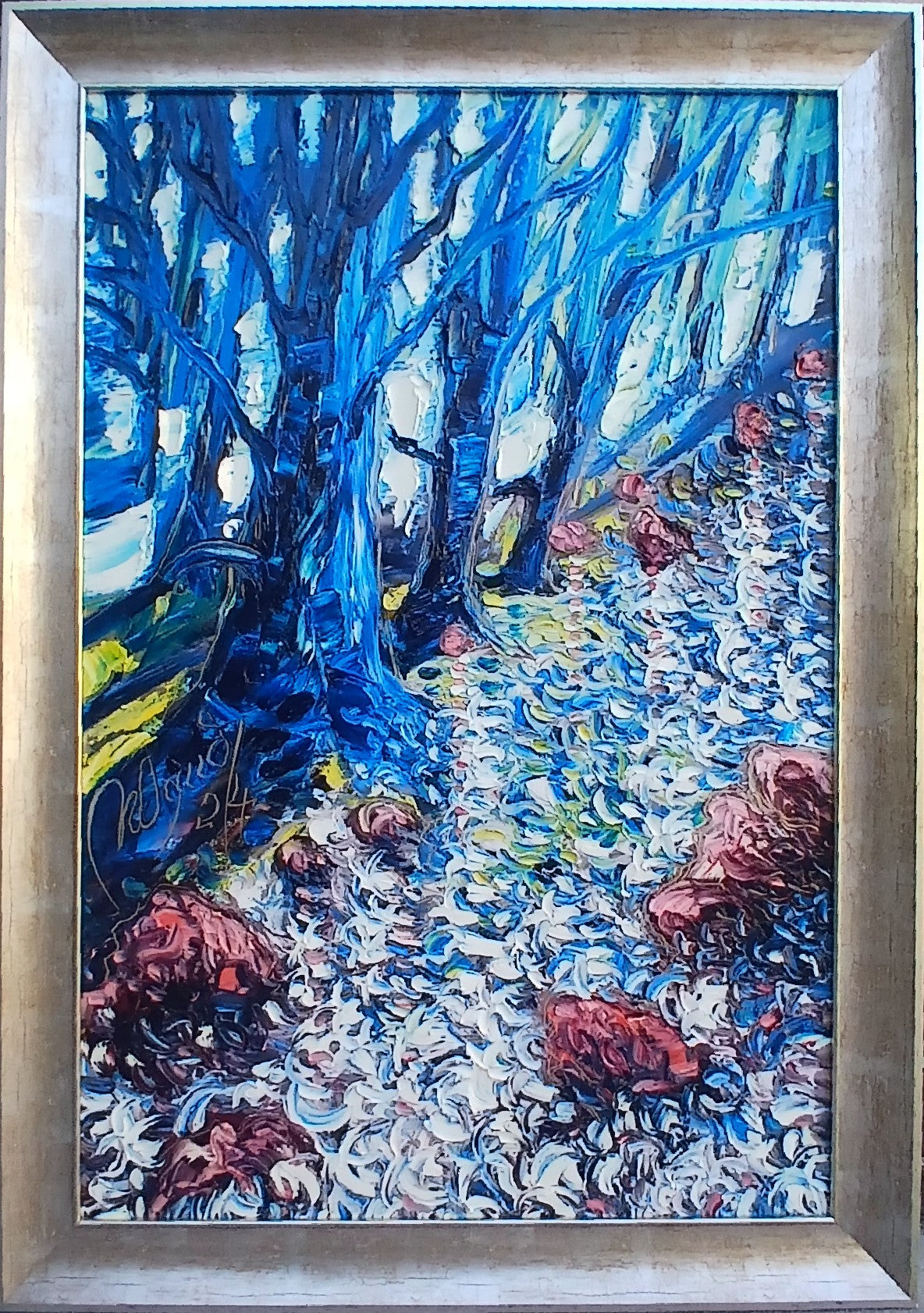 Miss my Winter oil on composition board 90/60cm