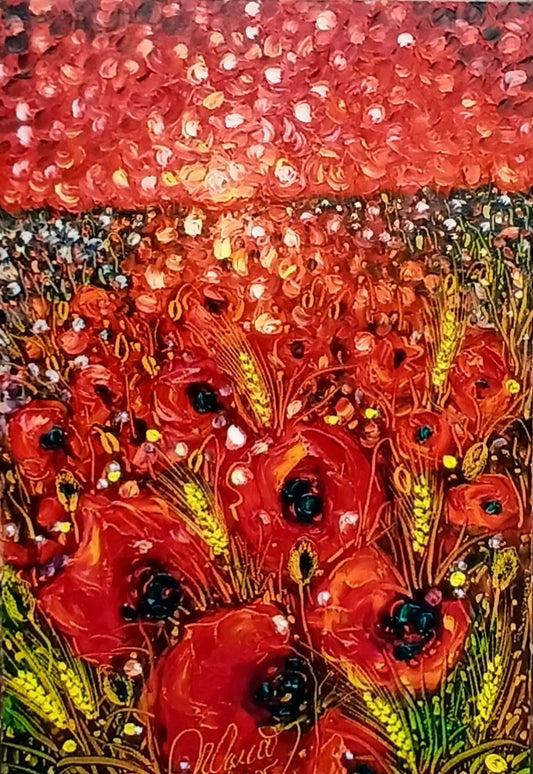 Childhood Memory- oil on composition board 90/60cm
