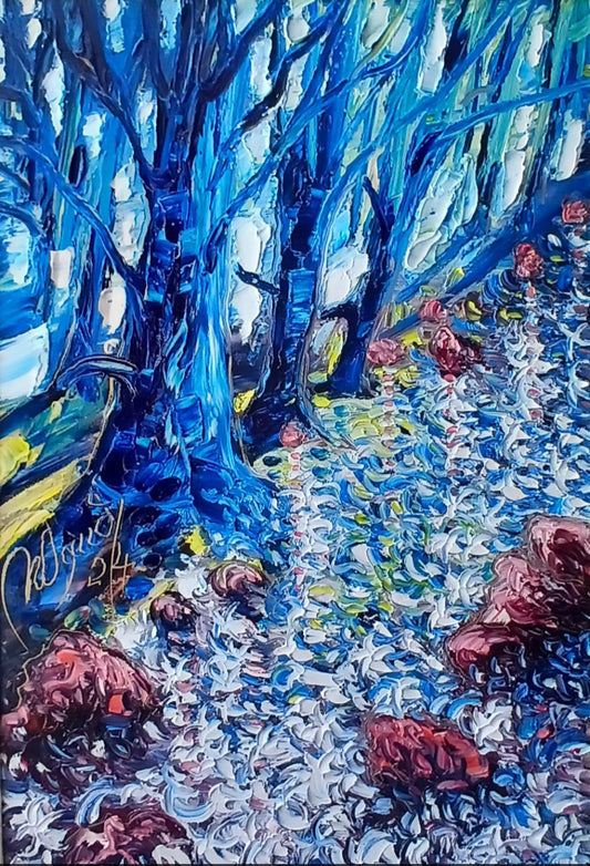 Miss my Winter     oil on composition board 90/60cm